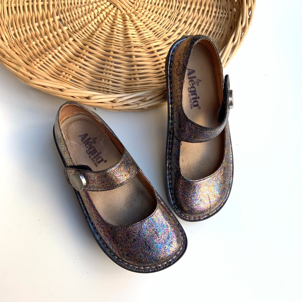 Alegria glitter Mary Jane clog